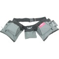 DOUBLE NAIL BAG &amp; COMBI POLYESTER TOOL POUCH Workshop Industrial Quality PRO5930016A