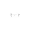Śruba UNF 1/2"x1.1/2" imbusowa łeb walcowy iso898 12.9 100szt. Qualfast QFT6011615T