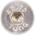 Śruba M8x25 A2 nierdzewna imbusowa łeb stożkowy 100szt. Qualfast QFT6042221L