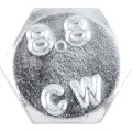 M8x40 śruba z łbem sześciokątnym ocynkowana klasa 8.8 Qualfast QFT6301044F QFT-630-1044F