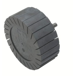 Uchwyt 100x40mm do taśm opasek ściernych trzpień gumowy nacięty walcowy York Abrasives YRK2054580K