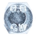 M10x50 śruba z łbem sześciokątnym (17mm A/F) BZP (GR-8.8) Qualfast QFT6301052A QFT-630-1052A