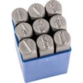 Zestaw znaczników 10mm ręcznych 0-9 numeratorów cyfrowych 9szt. Senator SEN5602100K