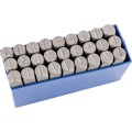Zestaw znaczników 10mm ręcznych A-Z numeratorów literowych 27szt. Senator SEN5604100K