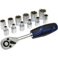 Zestaw kluczy nasadowych 1/4" 41szt. metryczny Senator SEN5829020K