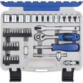 Zestaw klucz nasadowych 1/4" 60szt. metryczny Senator SEN5829040K