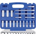 Zestaw klucz nasadowych 1/4" 60szt. metryczny Senator SEN5829040K