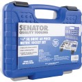 Zestaw klucz nasadowych 1/4" 60szt. metryczny Senator SEN5829040K