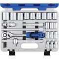 Zestaw kluczy nasadowych 1/2" 23szt. metryczny Senator SEN5829220K SEN-582-9220K
