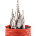 Komplet wierteł 4-30mm HSS stopniowych stożkowych 3szt. Sherwood SHR0190260K SHR-019-0260K