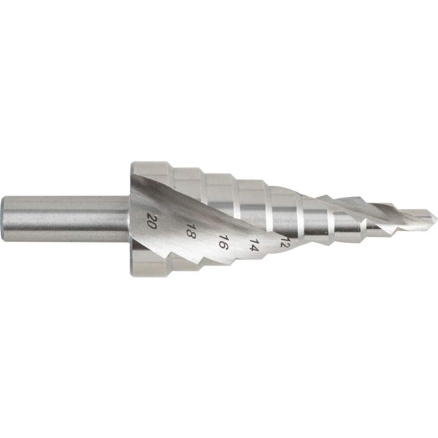 Wiertło 4-20mm 9 stopni HSS stopniowe stożkowe Sherwood SHR0190510K SHR-019-0510K