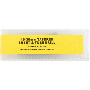 Wiertło 16-30mm HSS stopniowe stożkowe do blach i rur Sherwood SHR0191120K