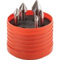 Zestaw pogłębiaczy 6-16mm 60 stopni 5szt. HSS-Co kobaltowy Sherwood SHR0208150A SHR-020-8150A
