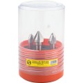 Zestaw pogłębiaczy 6-16mm 60 stopni 5szt. HSS-Co kobaltowy Sherwood SHR0208150A SHR-020-8150A