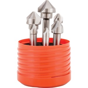 Zestaw pogłębiaczy 8-25mm 90 stopni kobaltowych HSS-Co HSS-E 90 6szt. wysokowydajny komplet Sherwood SHR0209010A