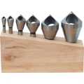 Zestaw pogłębiaczy stożkowych 2-30mm 90 stopni 6szt. kobaltowych HSSE Sherwood SHR0209020B SHR-020-9020B