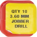 Wiertło 3,6mm HSS czernione do metalu Sherwood SHR0250088Q