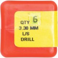 Wiertło 3,3mm długie HSS czernione Sherwood SHR0251457Q