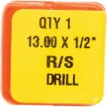 Wiertło kowalskie 13mm HSS chwyt walcowy 1/2" Sherwood SHR0251805A