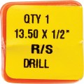 Wiertło kowalskie 13,5mm chwyt walcowy 1/2" Sherwood SHR0251805B