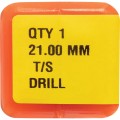 Wiertło 21mm HSS na stożku Morse'a 2 stożkowe Sherwood SHR0252795F