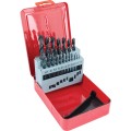 Zestaw wierteł 1-10mm x0,5mm 19szt. HSS Sherwood SHR0258460K