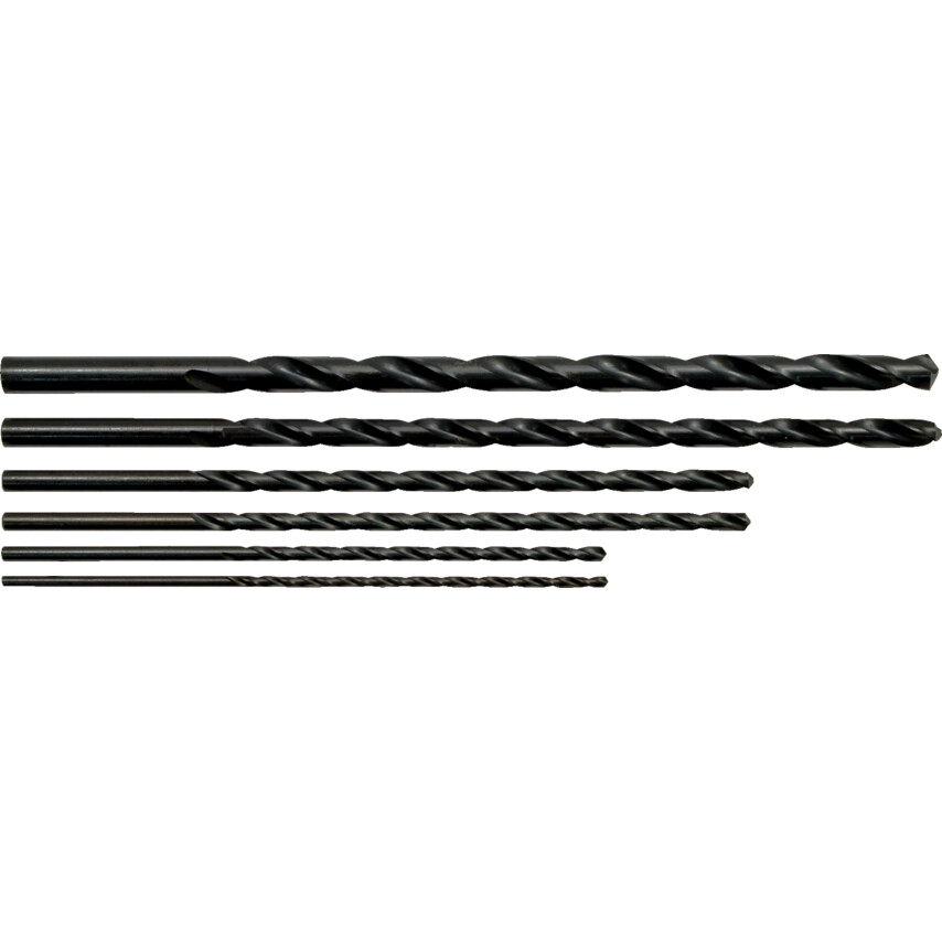 Zestaw wierteł 3-10mm bardzo długich 6szt. Sherwood SHR0258600K-1