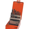 Zestaw wierteł 1/16-1/2" co 1/32" cylindrycznych szlifowanych calowych HSS 15szt. Sherwood SHR0258840K