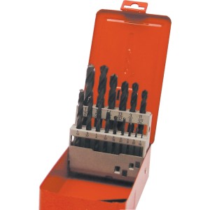 Zestaw wierteł 1/16-1/2" co 1/32" cylindrycznych szlifowanych calowych HSS 15szt. Sherwood SHR0258840K