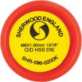 Narzynka M6x1mm 13/16" HSS okrągła Sherwood SHR0860200K