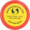 Narzynka M12x1,75mm 1.5/16" HSS okrągła Sherwood SHR0860650K