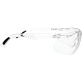 Okulary ochronne CLEAR GLASSES BLACK SIDE ARM EN166 1FT Sitesafe SSF9601580K