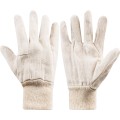 Rękawice COTTON DRILL 6OZ SIZE 10MEN S KNITTED WRIST (PK12) Sitesafe SSF9613040K