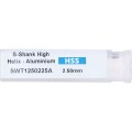 Wiertło 2,5mm do aluminium HSS-Co kobaltowe SwissTech SWT1250225A