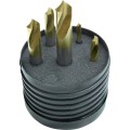 Zestaw wierteł do nawierceń 4-12mm HSS TiN 5szt. 90 stopni SwissTech SWT1255190A