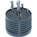 Zestaw frezów węglikowych 3-10mm trzpieniowych 3 ostrza 6szt. SwissTech SWT1614890A