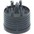 Zestaw frezów 3-12mm kulistych HSSE Peak Power trzpieniowych 7szt. SwissTech SWT1659750A