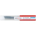 Gwintownik M8x1,25 HSS-EV do stali nierdzewnej din371 din376 rowki proste przelotowy nakrój B 6HX pasywowany maszynowy niebieski pasek Swisstech SWT1852027B