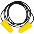 YELLOW CORDED PU EARPLUG 34dB 200 PAIR BOX Tuffsafe TFF9581640K