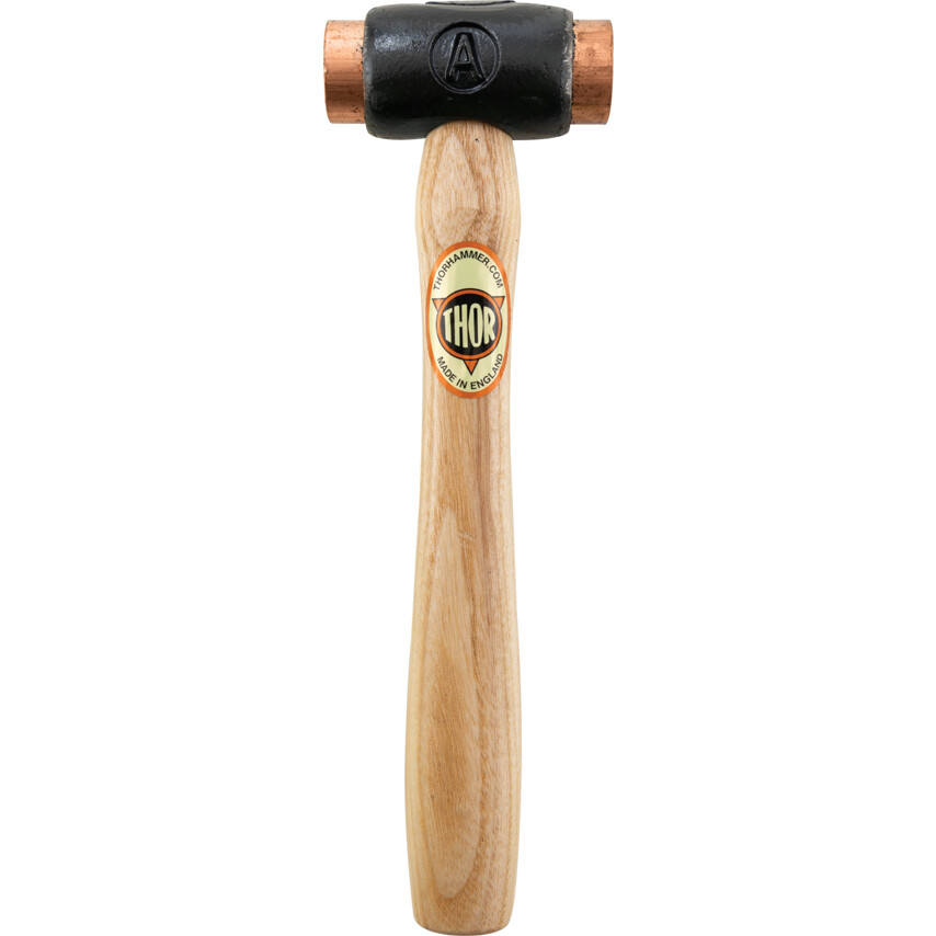 Młotek miedziany 25mm 425g rozmiar A z wymiennymi miedzianymi końcówkami 04-308 Thor Hammer THO5270160G