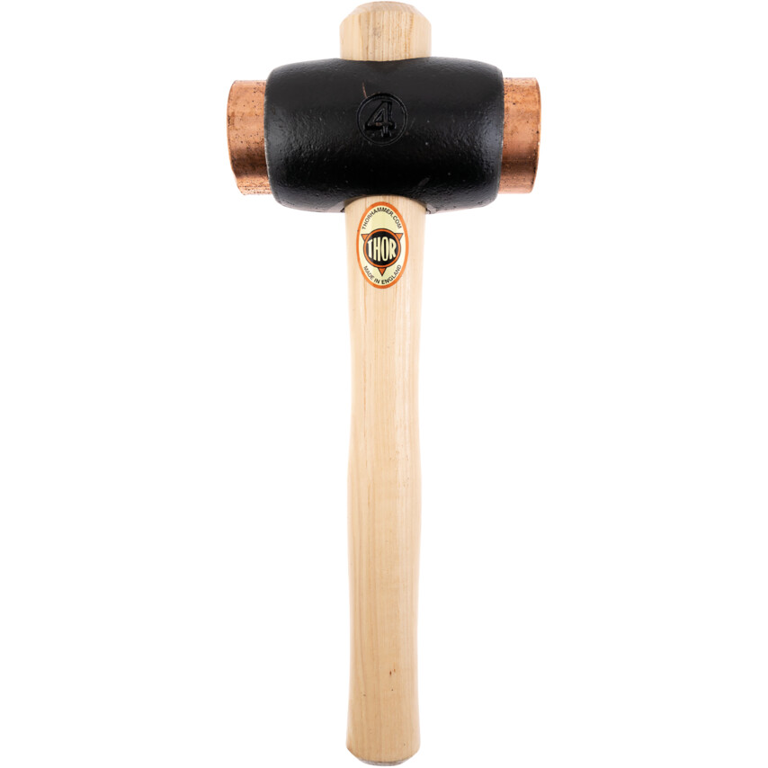 Młotek miedziany 50mm 2,8kg z wymiennymi miedzianymi końcówkami 04-316 rozmiar 4 Thor Hammer THO5270164L THO-527-0164L