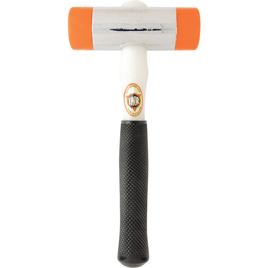 Młotek z wymiennymi końcówkami 50mm 1,25kg pomarańczowymi z tworzywa 07-416 2" Thorex Thor Hammer THO5270208J