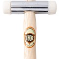 Młotek Thorex 25mm 250g z nakładkami nylonowymi 12-708N trzonek drewniany Thor Hammer THO5270320N