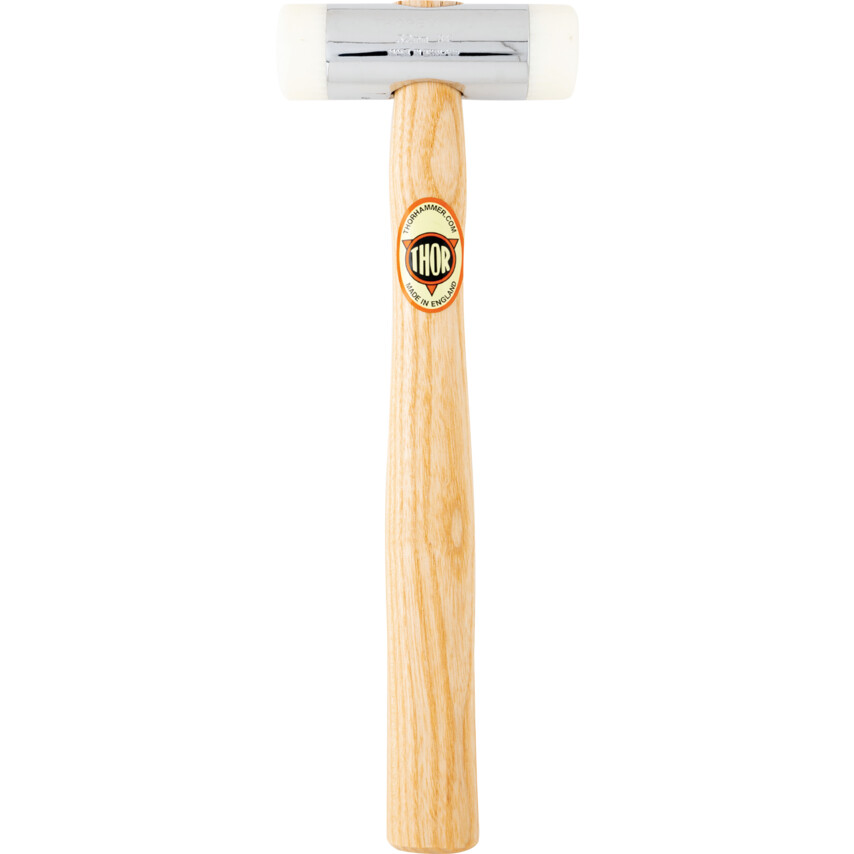 Młotek Thorex 32mm 450g z nakładkami nylonowymi 12-710N trzonek drewniany Thor Hammer THO5270321P