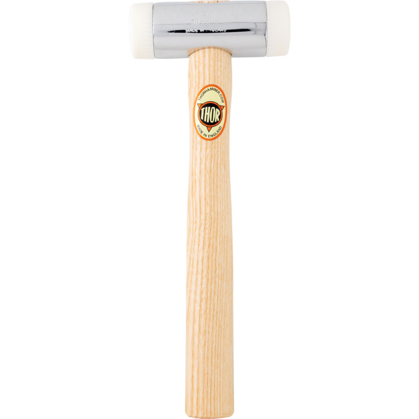 Młotek Thorex 38mm 540g z końcówkami nylonowymi 12-712N trzonek drewniany Thor Hammer THO5270322Q