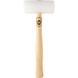 Młotek plastikowy 50mm 325g blacharski polietylenowy z tworzywa drewniany trzonek Thor 23-8116 Thor Hammer THO5270372E