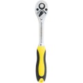Grzechotka 3/8" 72 zęby gumowa rękojeść Yamoto YMT5824944K