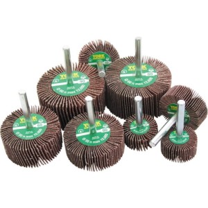 Zestaw ściernic trzpieniowych listkowych 8szt. P60-P120 chwyt 6mm York Abrasives YRK2206980K MTM