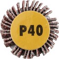 Ściernica trzpieniowa 30x10mm P40 6mm listkowa York Abrasives YRK2201570K