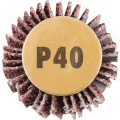 Ściernica trzpieniowa 30x15mm AlOx P40 6mm listkowa York Abrasives YRK2201600K